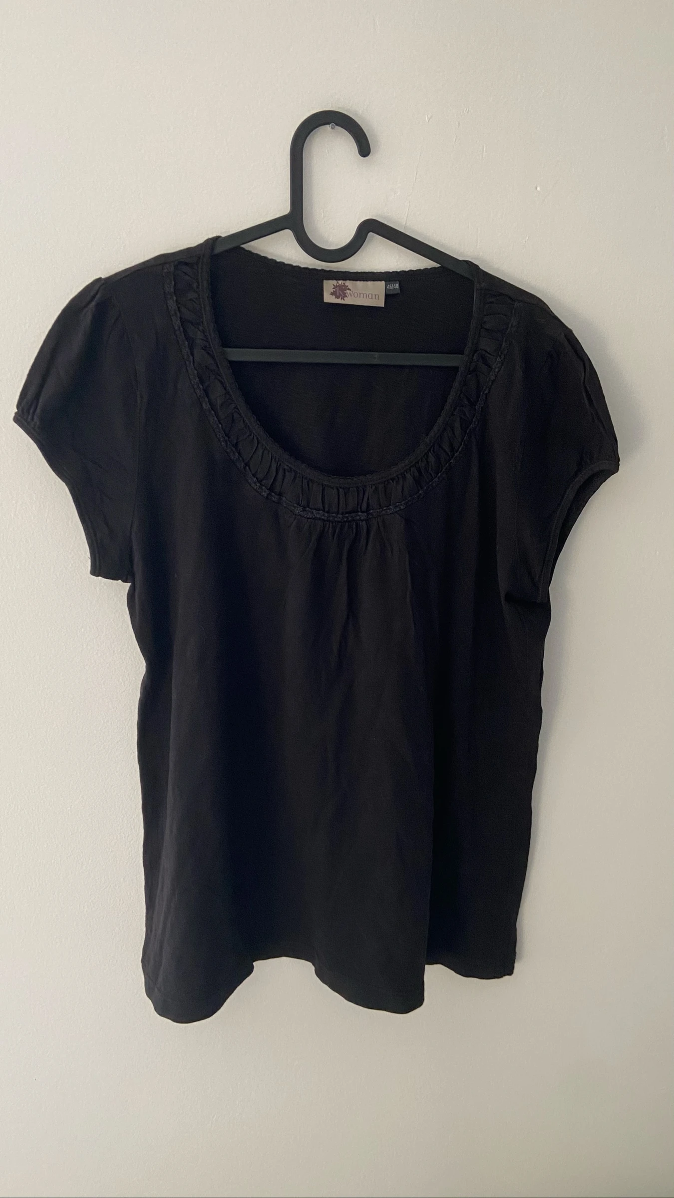 Haut noir coupe ample Taille 44